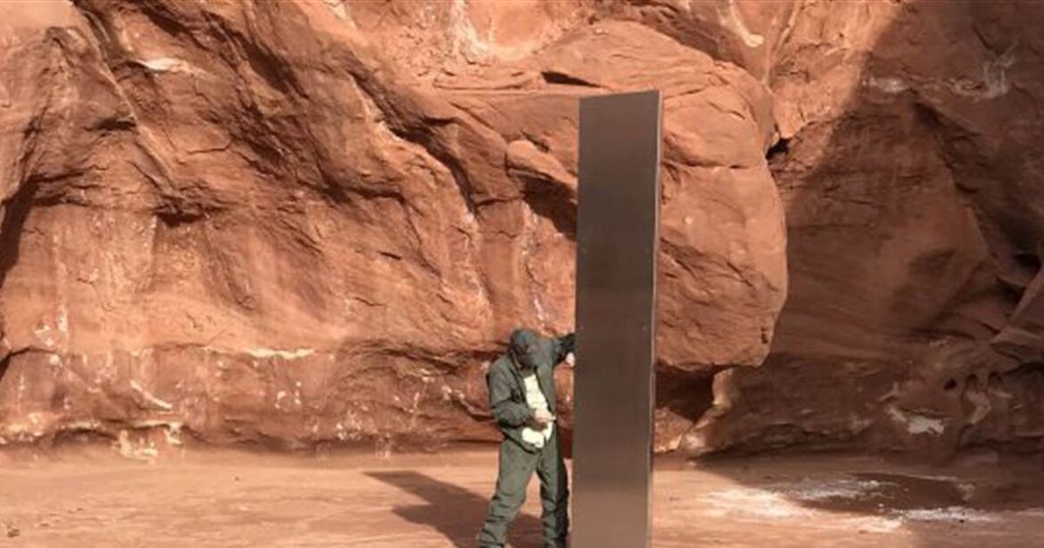 Giant Metal Monolith Found In Utah