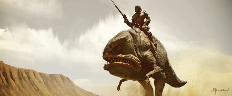 I love the Mandalorian Concept Art in credits