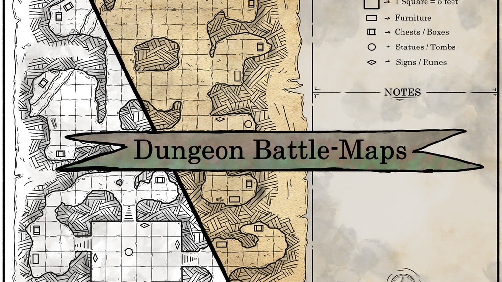 Kickstarter: Dungeon Battle-Maps