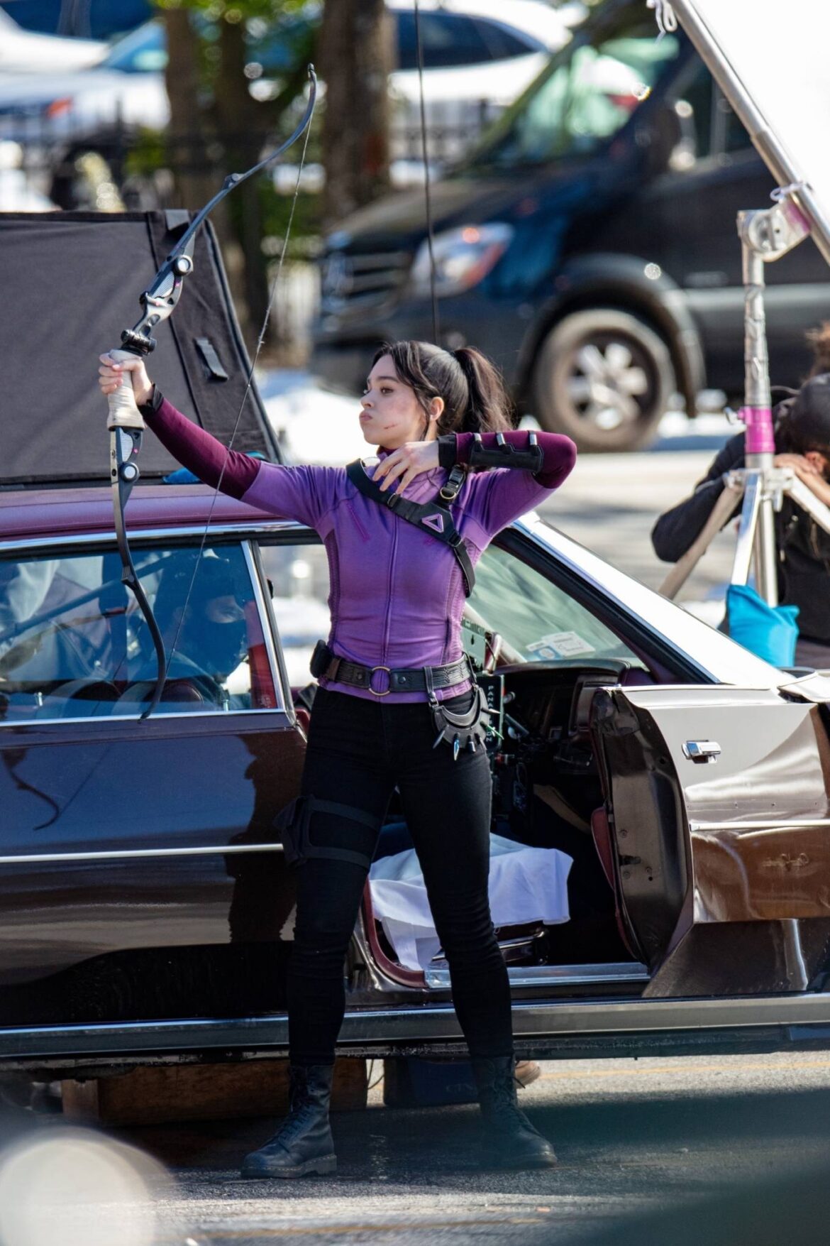 Hawkeye Set Photos