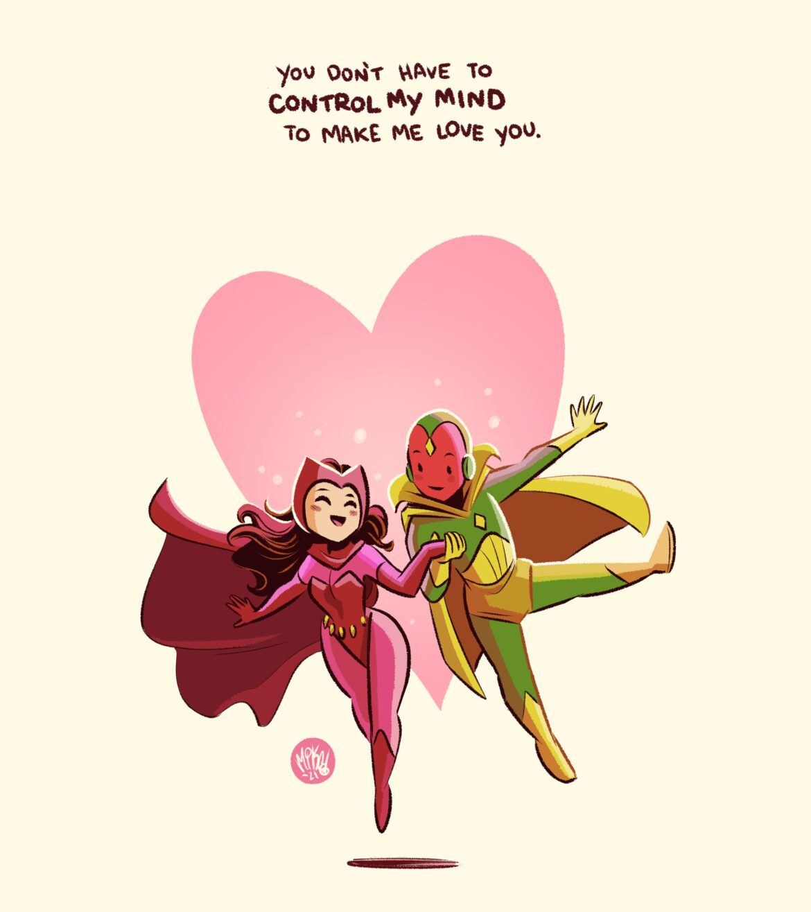 WandaVision Valentines