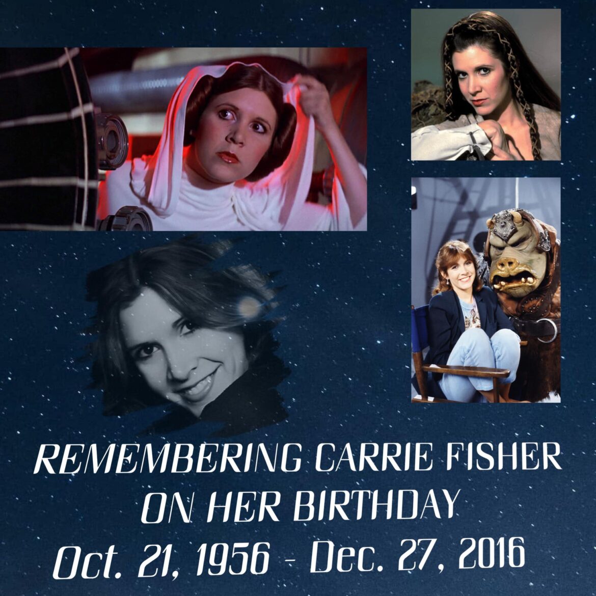 Happy Birthday Carrie Fisher