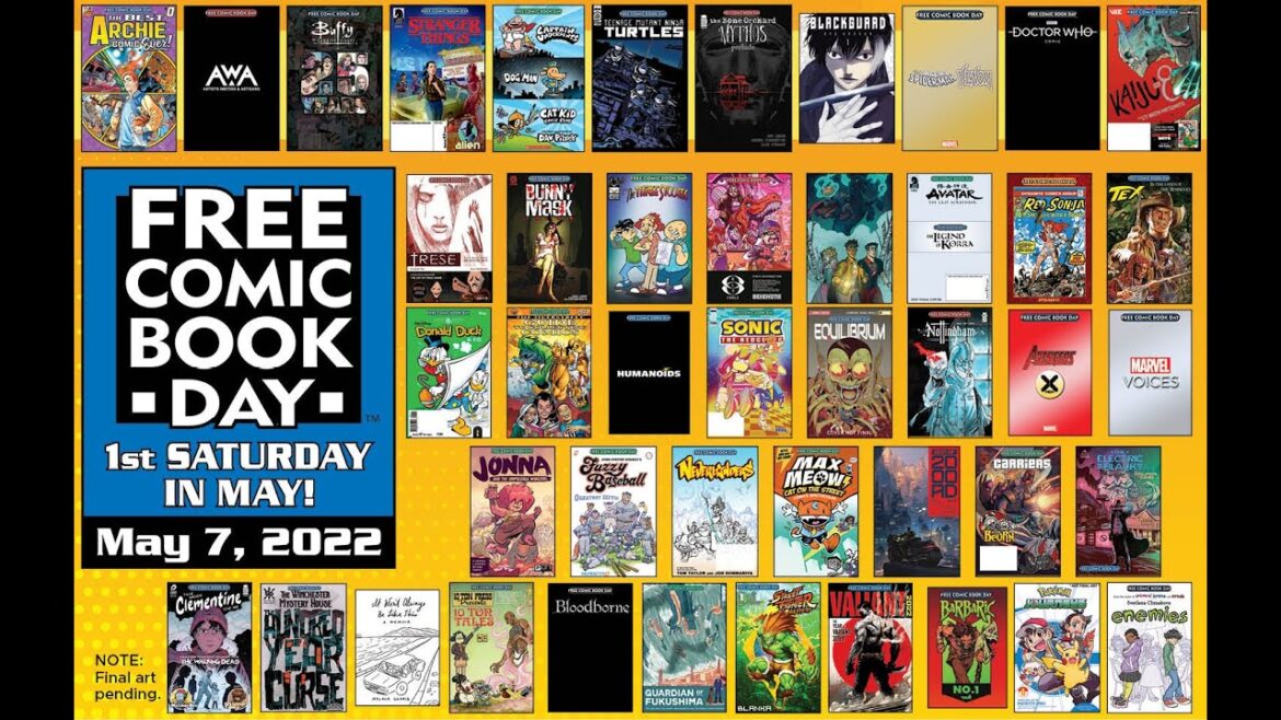 Saturday is Free Comic Book Day