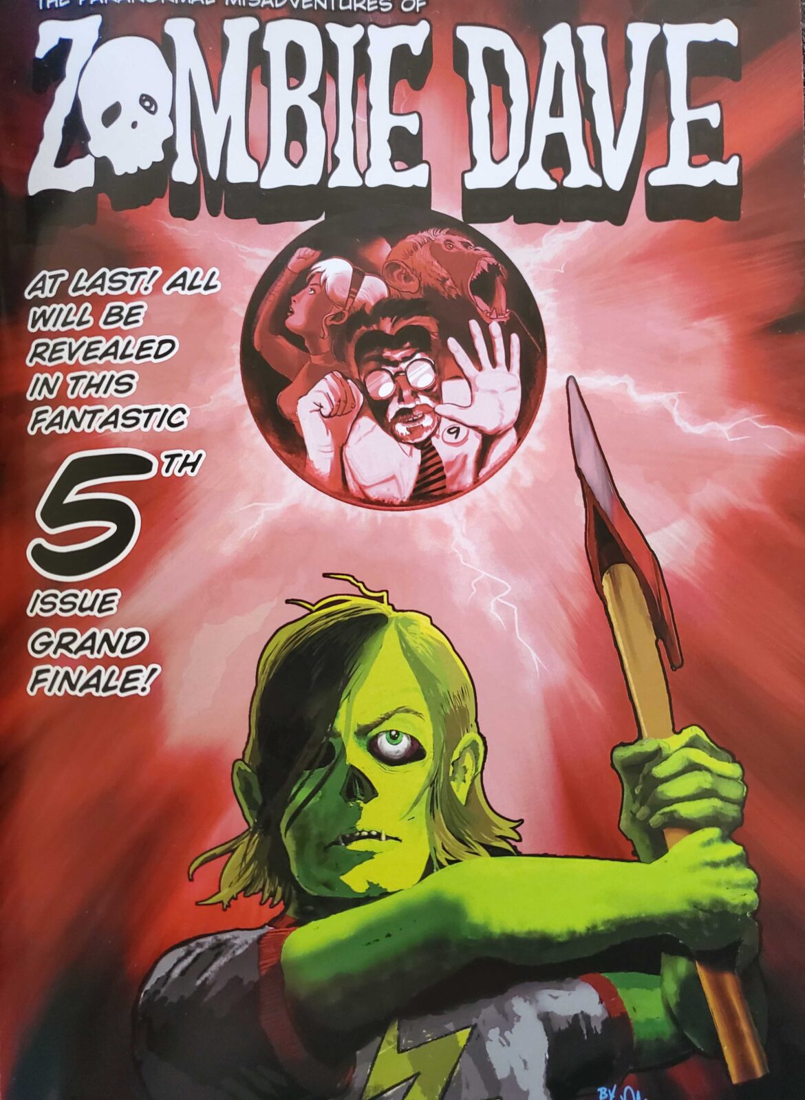 Comic Review: The Paranormal Misadventures of Zombie Dave  -Issue # 5