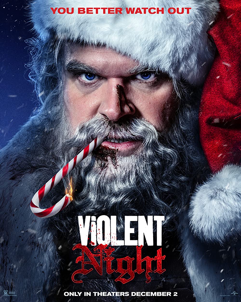 Violent Night Trailer – not your everyday mall Santa