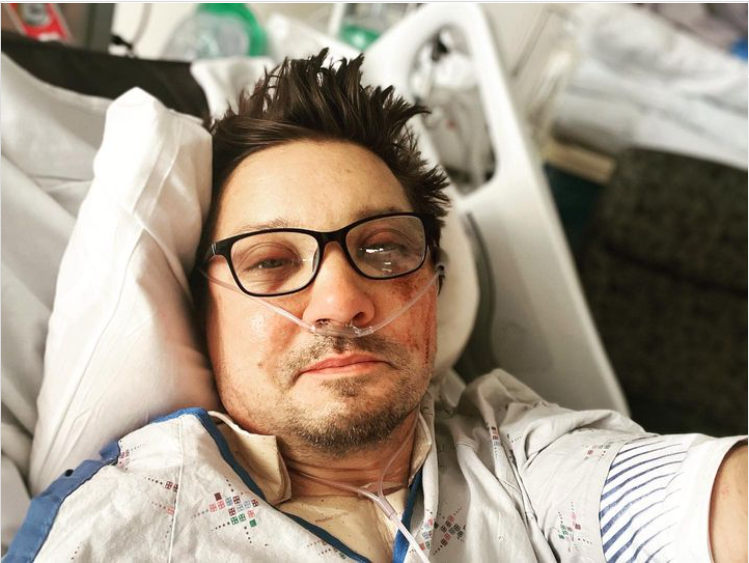 Jeremy Renner Post To Instagram After Accident