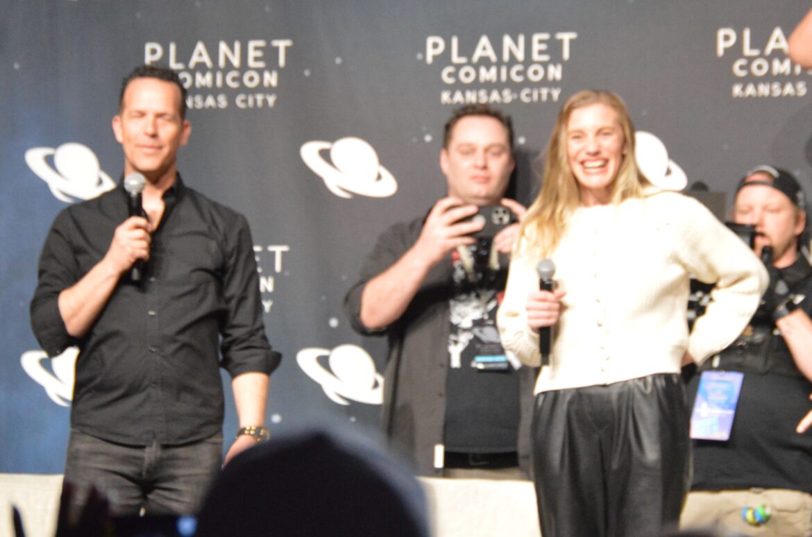 Katee Sackhoff and Chris Bartlett Panel at Planet Comicon Kansas City