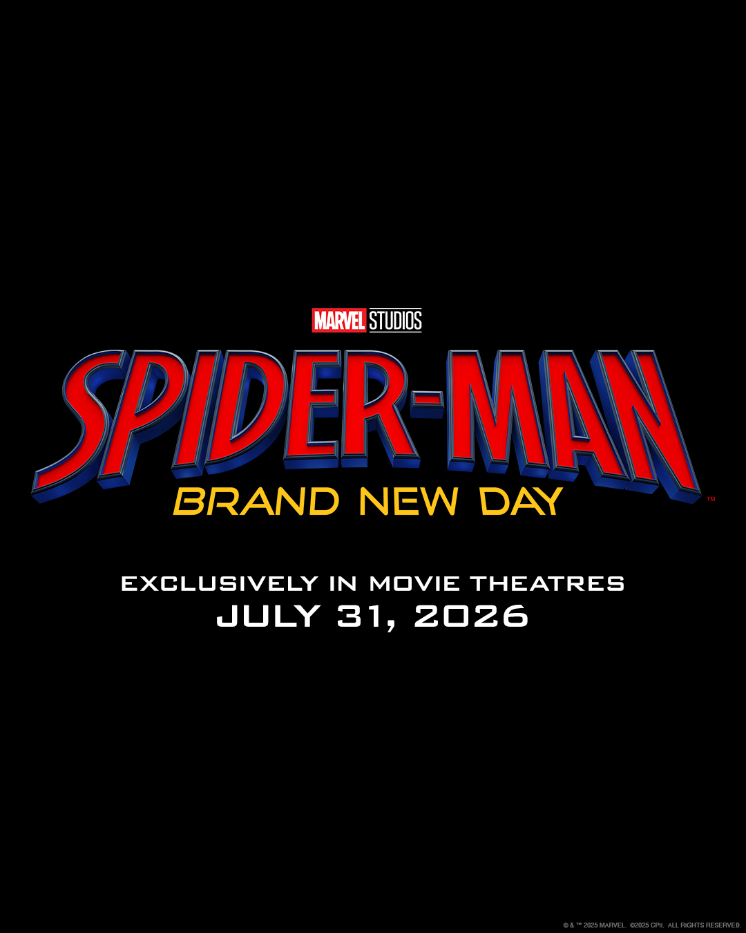 New Spider-Man Movie Titled- Spider-Man Brand New Day