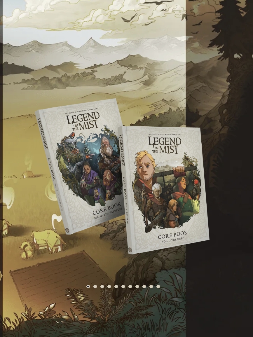 New TTRPG- Legend In The Mist