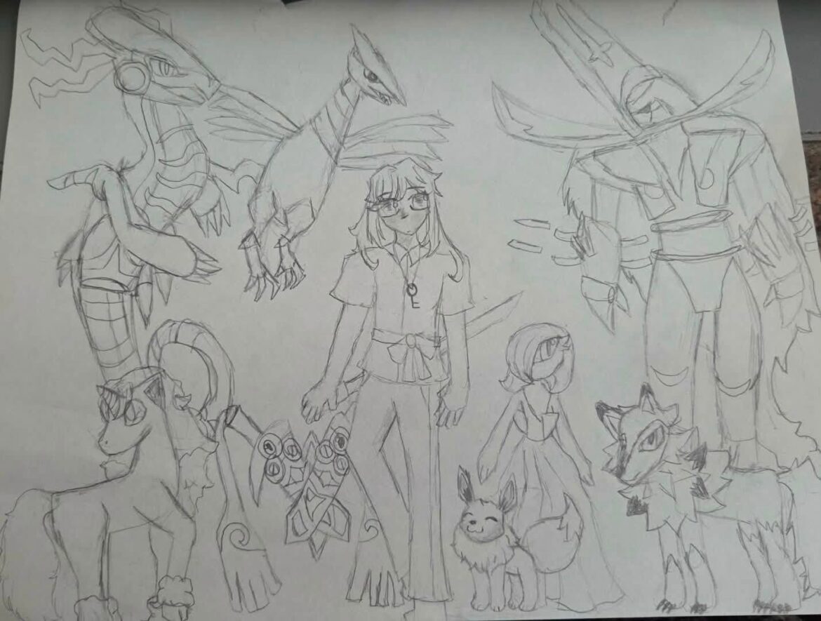 “The Hunter and The Bringer” Pokémon Character Teams:
