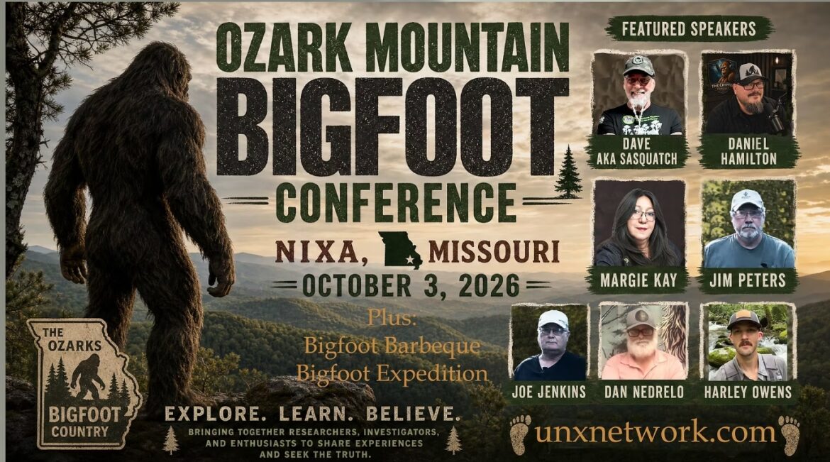 Squatchin in the Ozarks: The Ozark Mountain Bigfoot Conference Comes to Nixa Next Weekend!